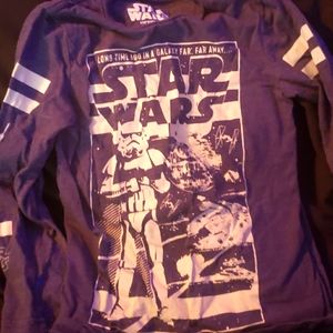 Boys size x-small Star Wars long-sleeved tee
